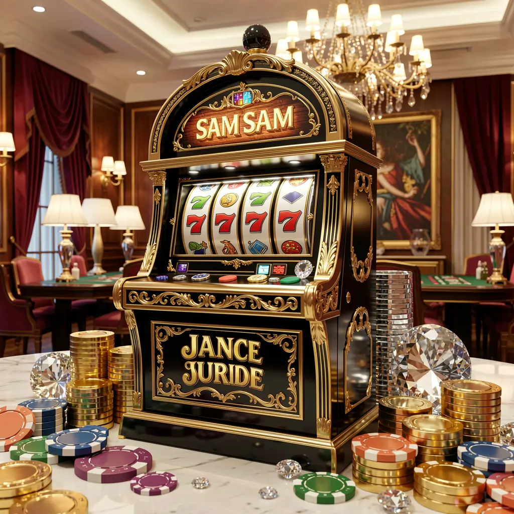 Classic luxury slot machine with golden details and casino elements highlighting the premium gaming experience at 988BD for players in Bangladesh